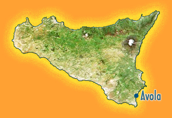 Avola auf der Landkarte